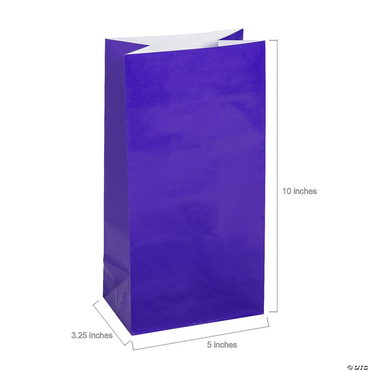 Paper Bags, 10" x 5" x 3", Assorted Colors, (Pack of 12) – Classroom Crafts, Party Favor & Gift Bags